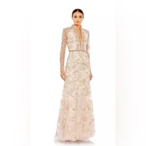 Mac Duggal - 11165 Beaded Trumpet Mother of the Bride Gown,stunning Size 18